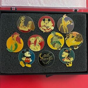 Disney Red and Gold Collector's Case